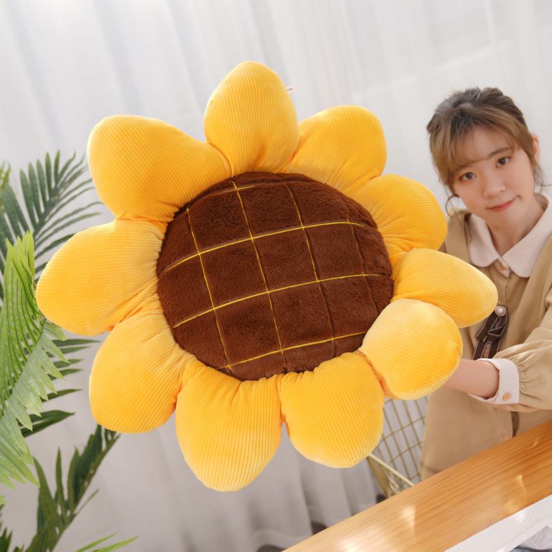 Sunflower Sofa Pillow: Plush Toy, Car Seat Cushion, Photo Prop, Birthday Gift