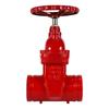 Z85X-16Q Fire-Resistant Non-Rising Stem Soft Seal Grooved Gate Valve