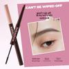 Kakashow Dual-Ended Brow Pencil & Tint: Natural, Waterproof, Sweat- & Smudge-Proof, Long-Lasting 2-in-1.