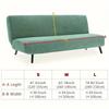 Jacquard Sofa Bed Covers High-quality Armless Sofa Cover Without Armrest for Living Room Stretch Folding Home Couch Slipcovers