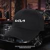 BCGHRJ1 1 szt. Haftowana Sportowa Czapka Baseballowa z Wyścigowym Wzorem na Samochód, Codzienna Czapka Dla KIA Ceed Sportage Rio Proceed K5 Optima Sedona Forte Cerato Venga