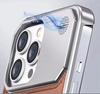 Metal Leather Aromatherapy Magnetic Case For iPhone 17 Air 16 15 14 Plus 13 12 Pro Max Phone For Magsafe Borderless Cover Funda