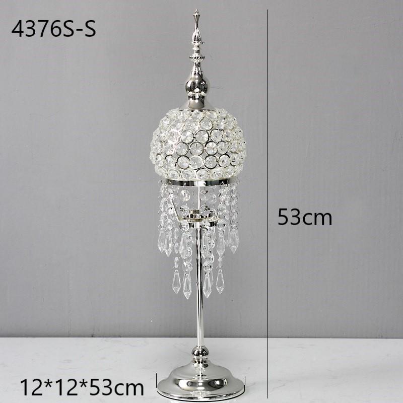 1 шт./лот Золотой Подсвечник Металлический Подсвечник Хрустальный Центральный Элемент Стола Цветочная Стойка для Мероприятий Дорожный Ведущий Свадебное Украшение