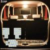 2LOOP 3 Chip SMD 3-teilige bewegliche Leinwand LA800S LA810S LED-Raumleuchte - Glühbirnenfarbe