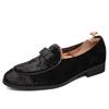 Men's Autumn British Style Slip-on Loafers: No-Tie Casual Leather Shoes for Hairdressers