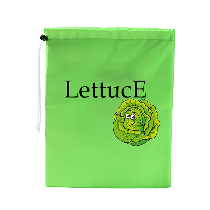 Fruit And Vegetables Storage Bag Insulated Lettuce Banana Fresh-Keeping Bundle Pocket Drawstring Banana Preserve Bag