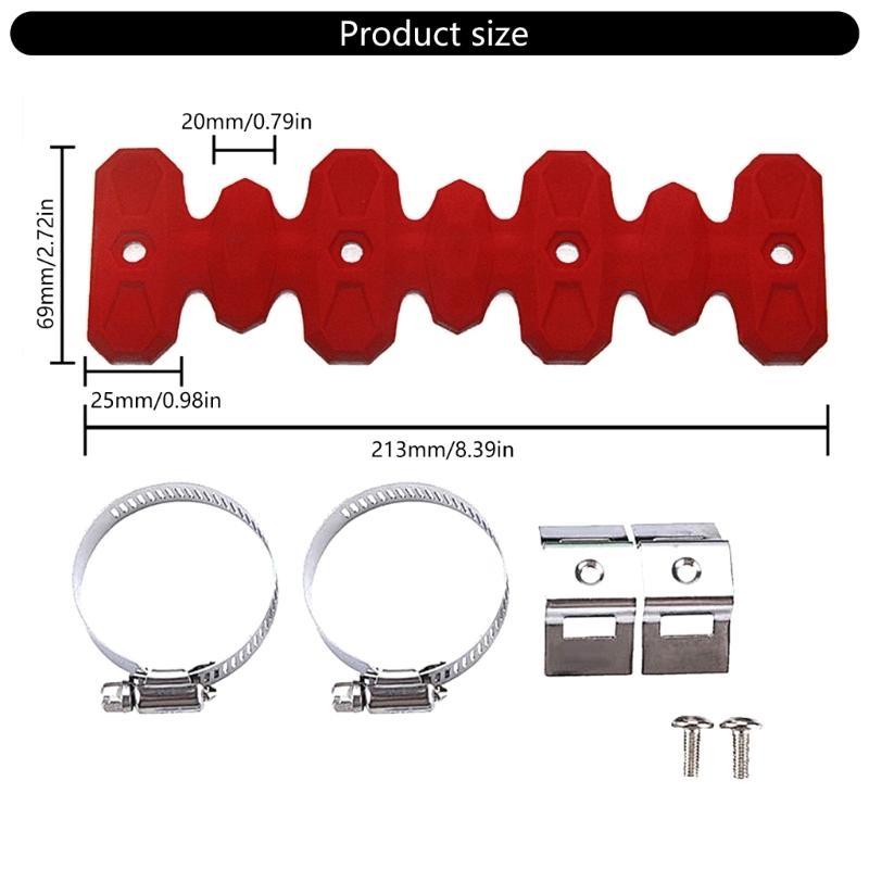 31BC Versatile Silicone Exhaust Pipe Covers Easy to Install Silicone Exhaust Pipe Protections Heatproof for City Driving