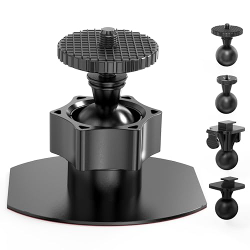 

[Оригинальный iSportgo SM200] Держатель для видеорегистратора на присоске, Клейкое крепление для видеорегистратора, 4+ различных адаптера, Подходит для Anero, Chortau, TOGUARD, Transcend Dri