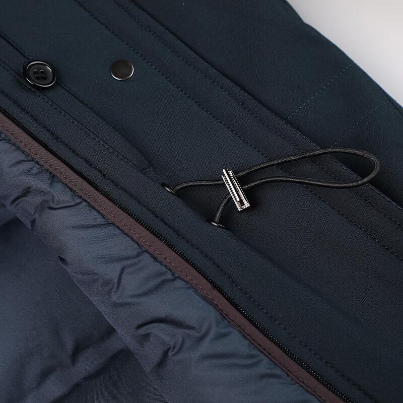 Tolomann Unisex Navy Detachable Down Jacket