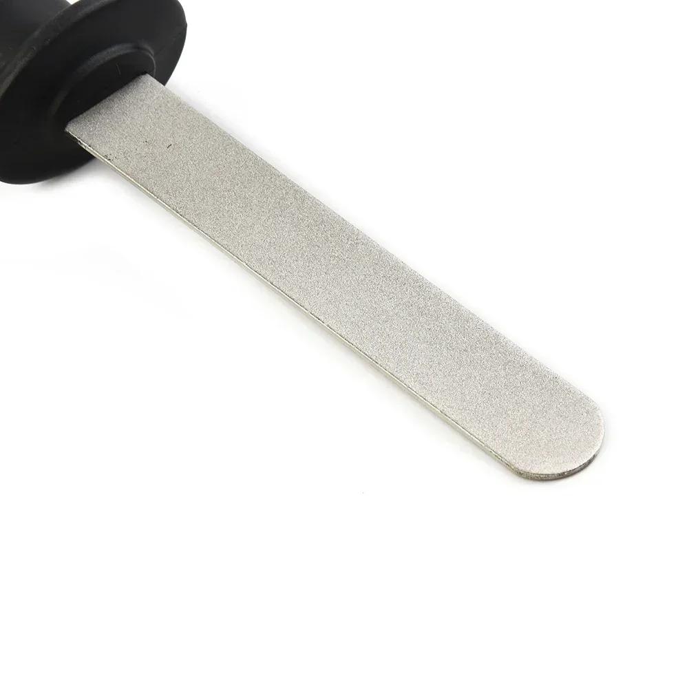 for knives dmt diamond stone 400# 1000# Double Sided Knifes Sharpener Utensil Grip Noslip Handle Diamond Knifes Sharpening Stone