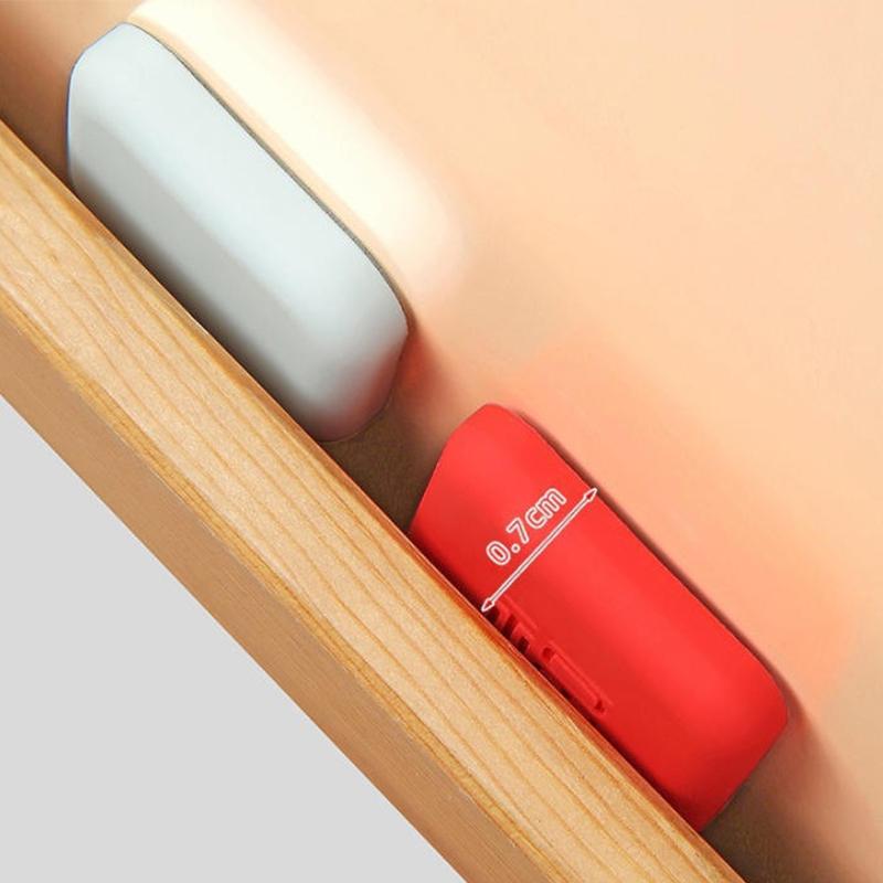 1/2/4 Stück Selbstklebende Silikon Türstopper Wandschutz Geräuschlos Stoßdämpfer Crashpad Türgriffschutz