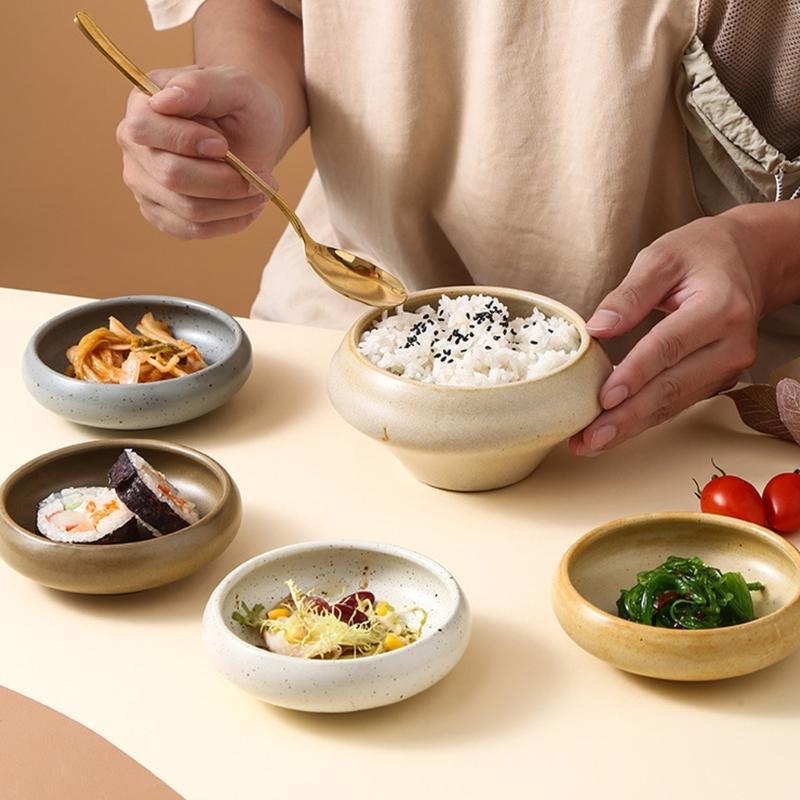 Japanese Ceramic Appetizer Plate for Various Food Dessert Condiments Home Restaurant Seasoning Dish