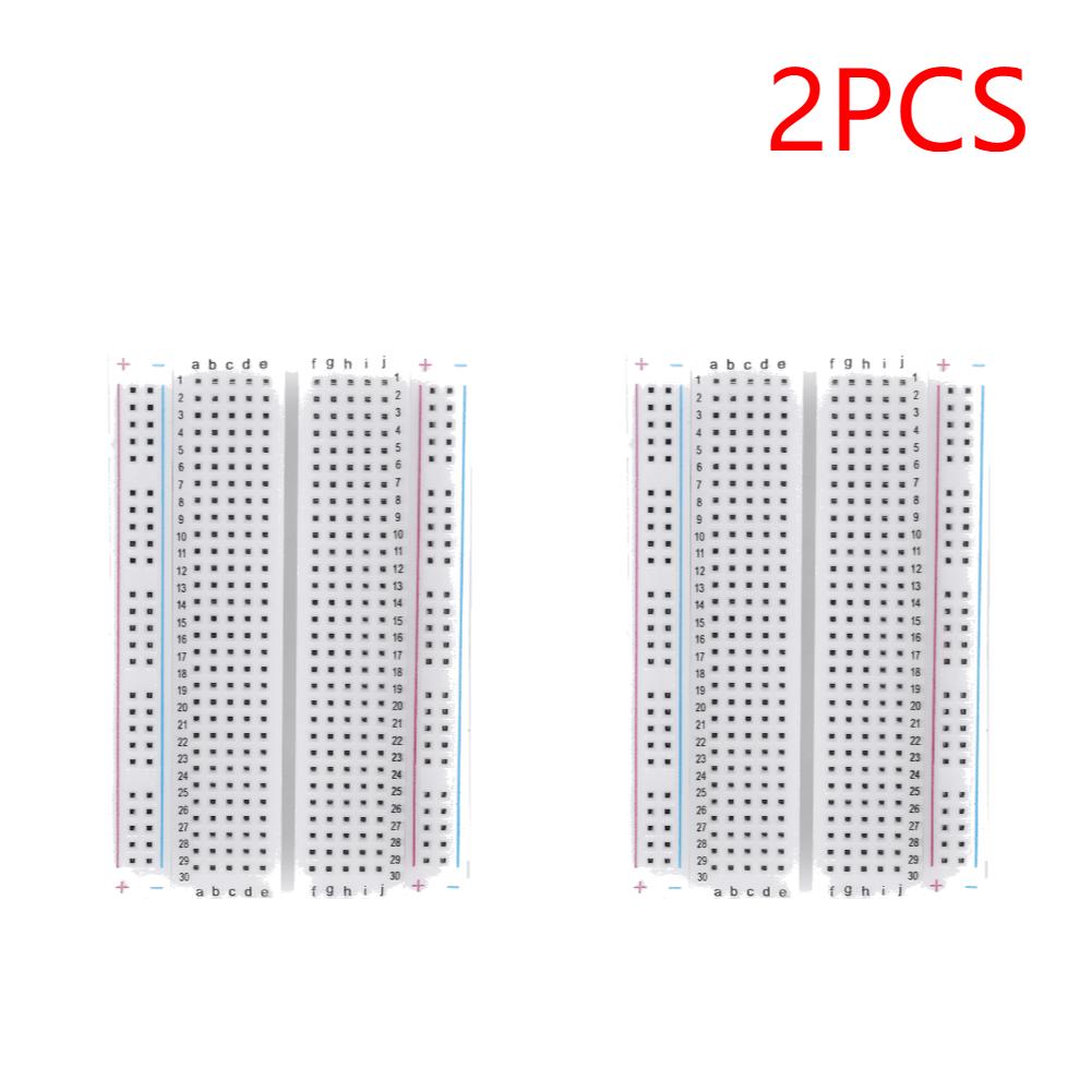 1-30pcs 400 Tie Points Solderless PCB Breadboard Spliceable Mini Universal Test Protoboard PCB Bread Board for Experiment Test R