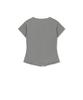 Mattengkim Side Shirring Button Top In Gray