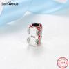 Original 925 Sterling Silver Charm Bead Travel London Bus Motorcycle Suitcase Charms Fit Fashion Bracelets Women Diy Jewelry