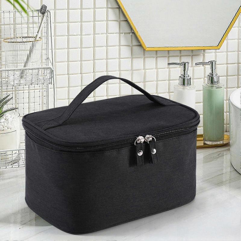 Cosmetic Bag Large Capacity Waterproof Toiletry Bag Portable Travel Makeup Organizer With Double Zipper For Men Women