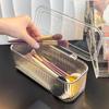 Makeup Brush Storage Cosmetics Storage Box Multifunctional Cosmetic Egg Holder Box with Dustproof Lid -Makeup Brush Lipstick