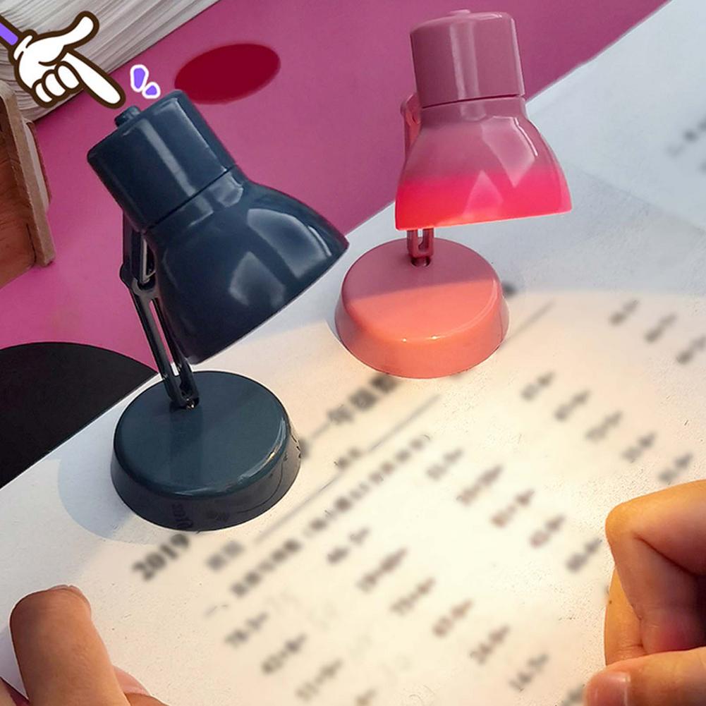 LED stolní lampa Mini skládací lampičky na noční čtení pro domácí pokoj Počítač Notebook Notebook Stůl Noční světla Ochrana očí