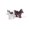 Small Particle Snowdog Husky Dog Collage Toy