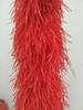 2 Metes Fluffy Ostrich Feather Boa Trim for Party Shawl Craft Ostrich Feathers Boa Wedding Dress Decoration Scarf 5/10/15/25ply