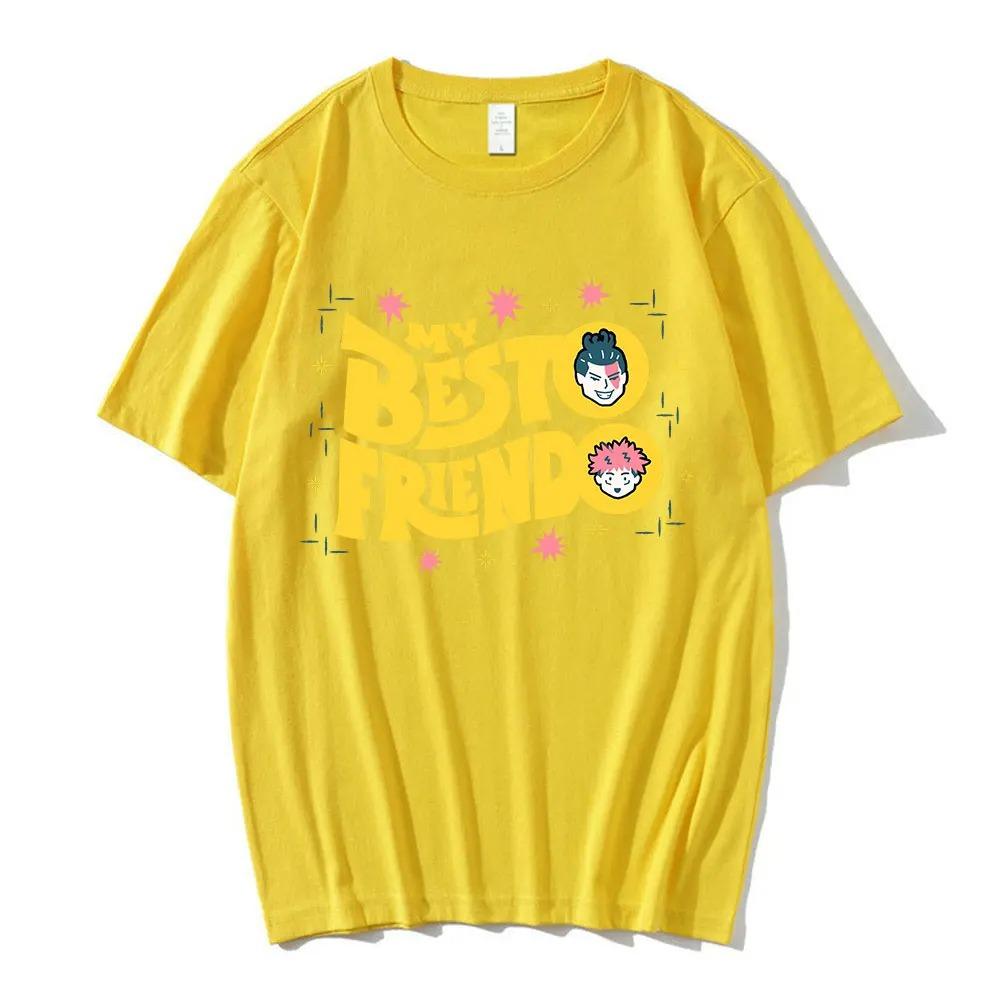 Pánské Dámské Tričko Jujutsu Kaisen My Besto Friendo Todo Aoi Novinka 100% bavlna Tričko Anime Trička O Neck Oversized Tričko