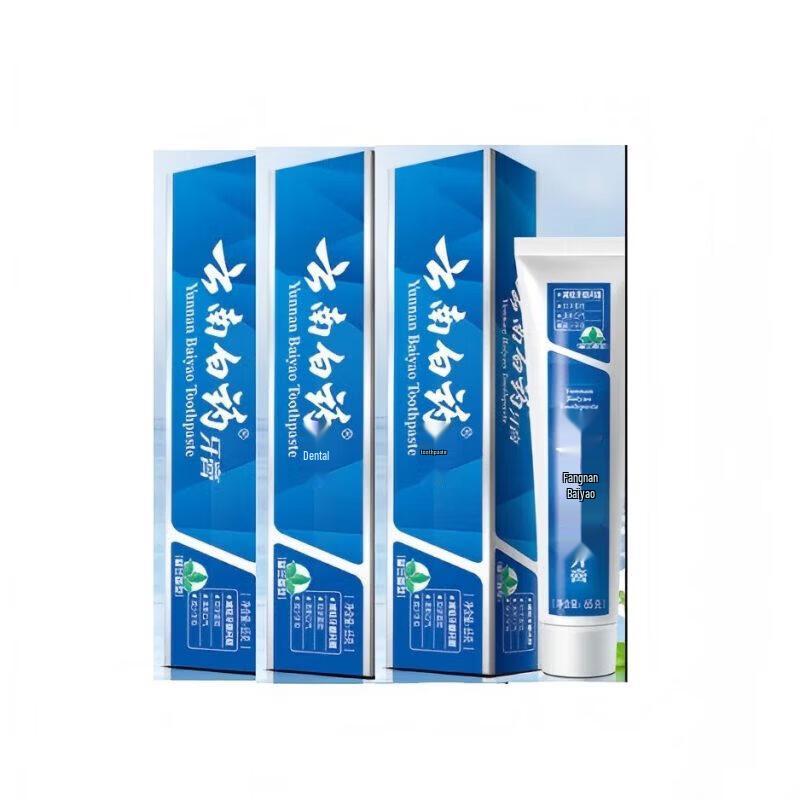 

Yunnan Baiyao Spearmint Toothpaste 65g (3-Pack)