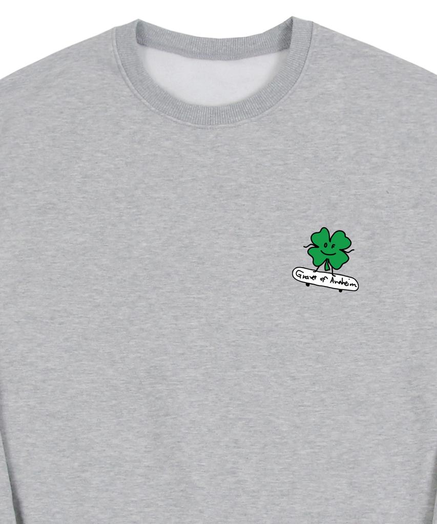 GRAVER [Unisex] Clover Board Sweatshirt_Gray