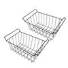 Basket Steel Wire PE Coating Space Saving Multifunctional     Bin for Refrigerator Food Storage