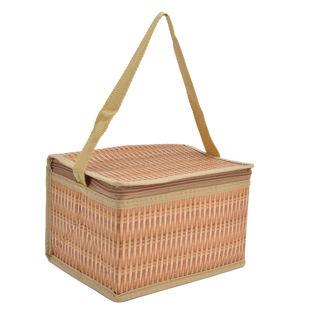 Bento Bag Insulated Thermal Lunch Box Bag Handheld Lunch Storage Bag for Picnic Travel