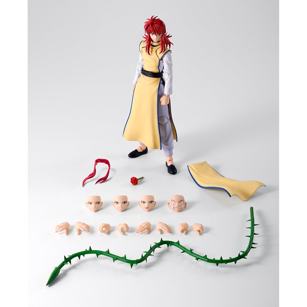 TAMASHII NATIONS S.H. Figuarts Yu Yu Hakusho Kurama 150mm PVC ABS Painted Action Figure