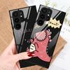 Cartoon Phone Case For Samsung Galaxy S22 Plus Ultra Cute Duck Glass Cases For Galaxy S20 Fe S21ultra S23plus S21fe Black Cover