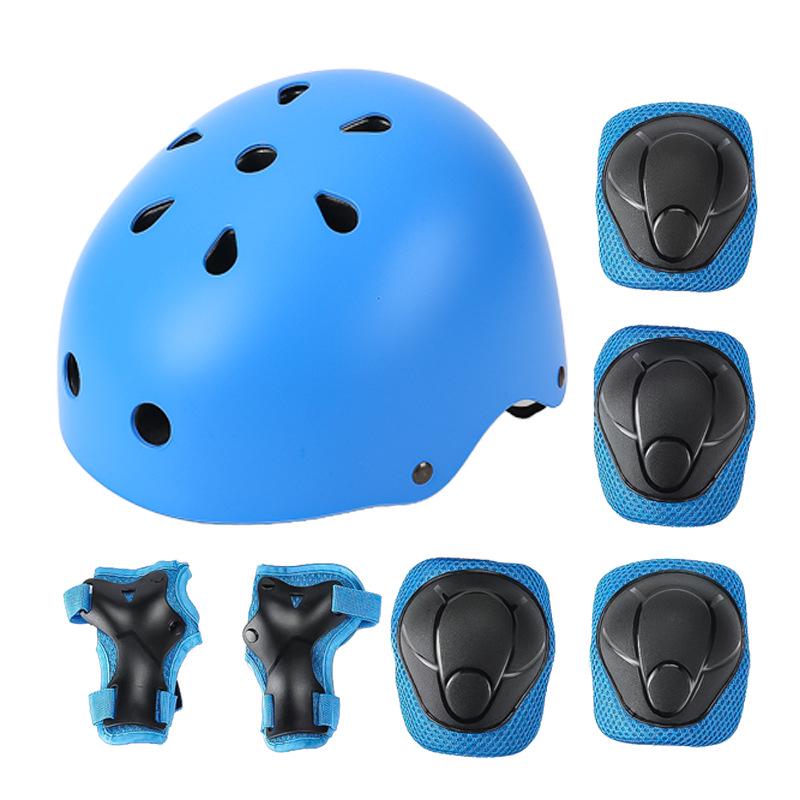 Adult & Kids Protective Gear Set: Thickened Helmet, Knee & Elbow Pads for Skating, Skateboarding & Biking