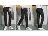 Herren Slim Fit Schwarze Elastische Jeans - Koreanischer Stil Trendige Freizeit Hose