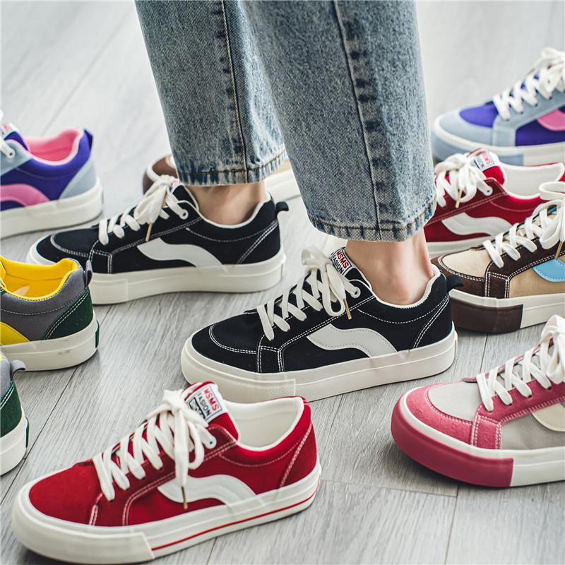 Hot Sale Purple Mens Canvas Shoes Sneakers Fashion Designer Vulcanized Shoes Men Flats Breathable Hip Hop Skateboard Shoes Men