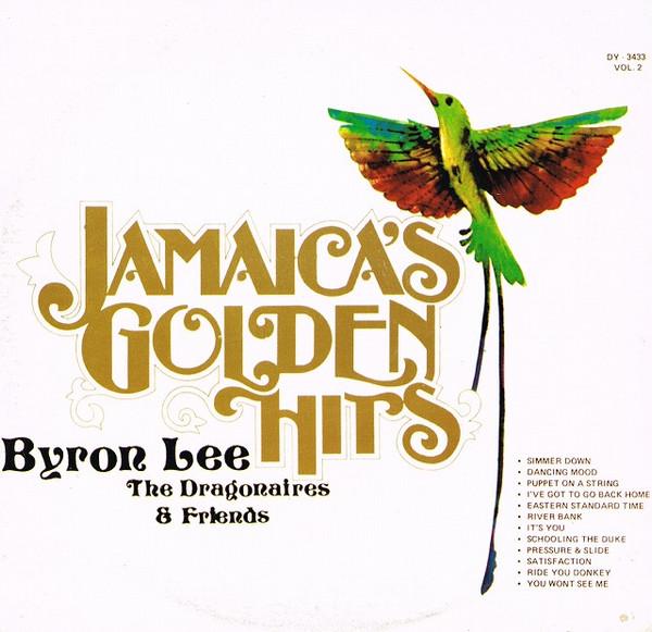 LP Record BYRON LEE THE DRAGONAIRES Jamaicas Golden Hits Vol. 2 DY3433 Dynamic Sounds 1983 Jamaica Reggae Ska Dub Used