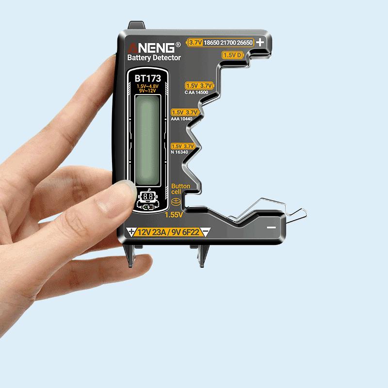 2026 Universal Battery Tester ANENG BT173 Battery Detector Test C D AA AAA N 9V Cell Button Meter Visual Display High Precision Testing Tester Tools