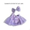 Mini 20cm Doll Clothes,Girl Clothes,Girls Gift,Comfortable,Cute Clothing Dress up for Age
