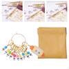 Knitting Stitch Marker Crochet Multifunction Reusable with Storage Bag DIY Projects Sewing