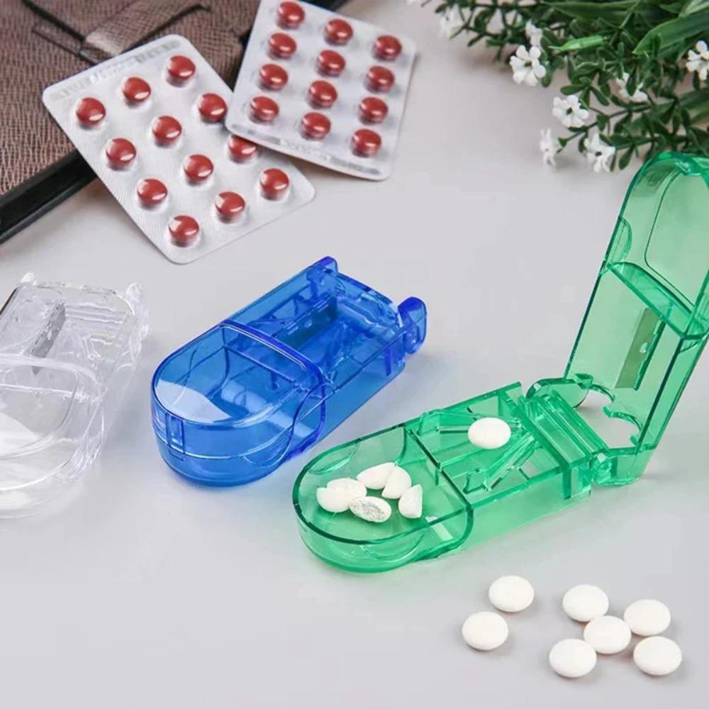 

Travel Pill Slice Box PP Pill Case Storage Durable Medicine Dispenser Elderly People