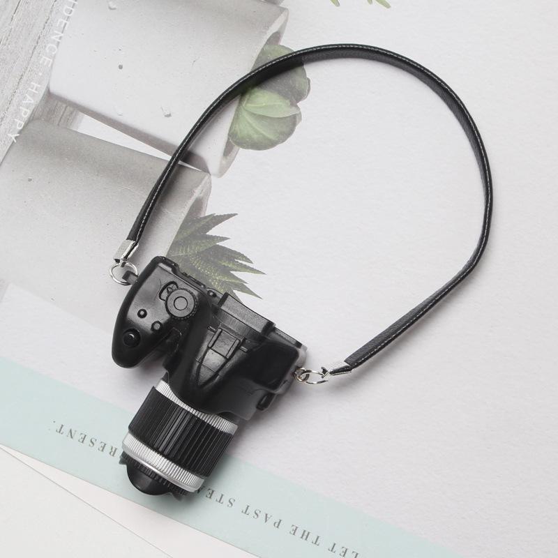 Retro Luminous Sound Camera Pendant Necklace and DIY Phone Case Accessory