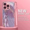 Cool Pink Phone Case High-end Phone Case Electroplated Glass TPU PhoneCase for iPhone 17 16 15 14 13 12 11pm Pro Plus
