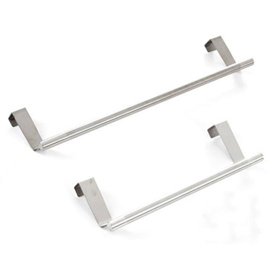 Hanger Punch-free Multifunctional Stainless Steel Towel Over Holder Scarf Hanger for Bathroom