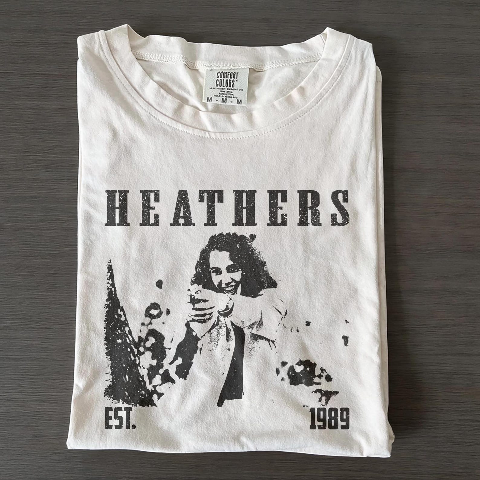 Heathers Movie T shirt, Comfort Colors Vintage Style Tee S