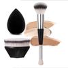 Rounded Taperd Dual-ended Foundation Brush Dual-purpose Makeup Brush  for Liquid Cream Powder