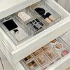 16pcs Transparent Acrylic Cosmetic Organizer Set Drawer Divider Storage Box for Vanity Cosmetics & Office Supplies Home Storage