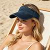 Yousheng Empty Top Baseball Cap, Retro Washed Style UV Protection Hat with Extended Curved Brim, Summer Hat for Travel Hiking Outdoor Sports
