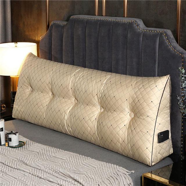 Высококачественная европейская съемная треугольная подушка для спины King Queen большого размера мягкая подушка для гостиной 60x20x50cm 5719₽