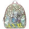 X Yuko Higuchi Collaboration Cat Rabbit Print Logo Color Block Canvas Leather Childrens Bag Kids Bags Multicolor 433578-HYZAN-8657