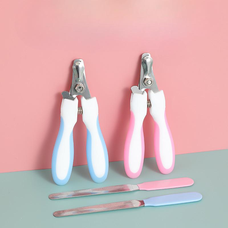 Cat Nail Clippers with Alloy Tips, Rabbit Ears and File for Nail Sharpening, Portable Dog Pet Supplies for Nail Sharpening