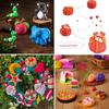 Slime Crystal Clay DIY Handmade Fishbowl Fruit Colorful Foam 54 Pieces of Fluffy Crystal Ages 6 and Up Kit, Set, Toy, Tools, Beads, Pieces, Confetti,